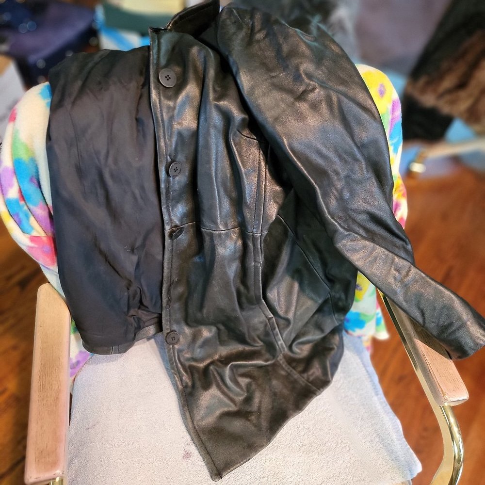 Women's Nine West leather jacket